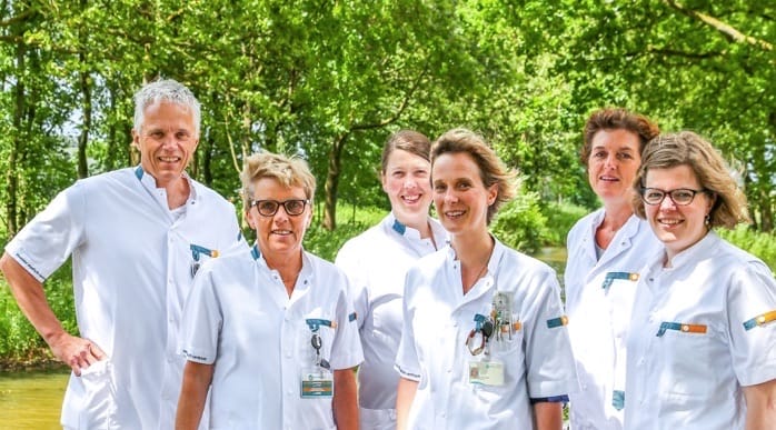Team Hematologie van Meander Medisch Centrum/ foto Frank Noordanus