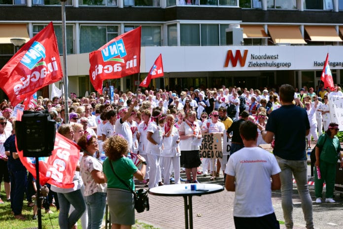 Actie ziekenhuismedewerkers