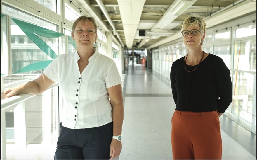 Onderzoekers die het onderzoek willen uitvoeren: Links is Caroline van Heugten en rechts is Janneke Horn